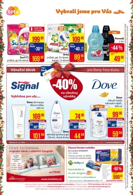akční leták Teta drogerie 24.11.2016-3.12.2016