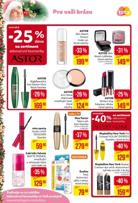 akční leták Teta drogerie 24.11.2016-3.12.2016