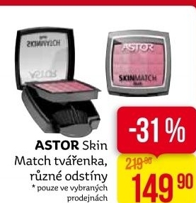 Tvářenka Skin Match Astor