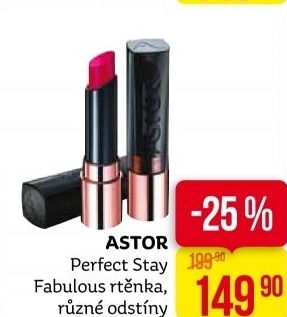Dlouhotrvající rtěnka Perfect Stay Fabulous Astor