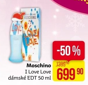 Toaletní voda dámská I love love Moschino