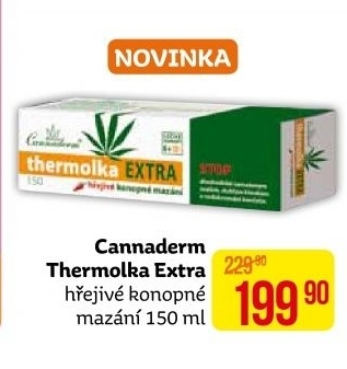 Mazání hřejivé Thermolka Extra Cannaderm