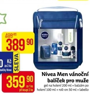 Taška dárková pánská Nivea