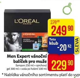 Dárková kazeta pánská Men Expert L'Oréal