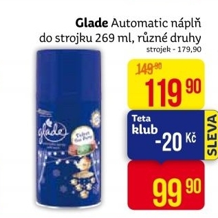 Osvěžovače vzduchu Glade by Brise Automatic spray - náplň