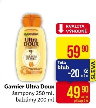 Šampon Ultra Doux Natural Garnier