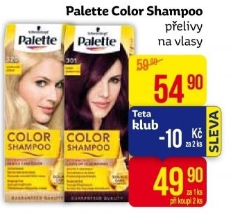 Barva na vlasy Color Shampoo Palette Schwarzkopf