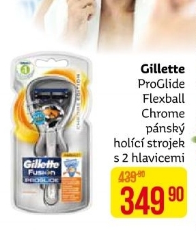 Holicí strojek pánský Chrome Flexball Gillette Fusion Proglide