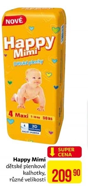 Pleny dětské Happy Mimi