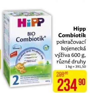 Kojenecké mléko Combiotik Hipp
