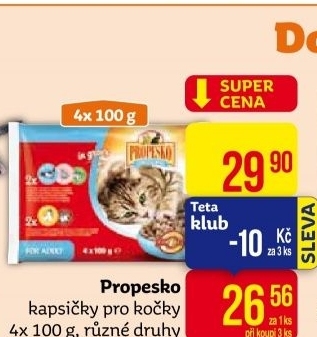 Kapsičky pro kočky Propesko