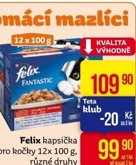 Kapsičky pro kočky Felix Purina