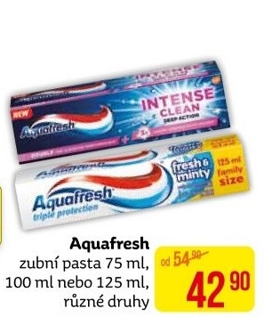 Pasta na zuby Aquafresh