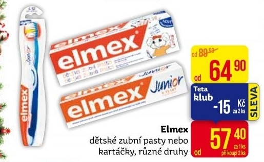 Pasta na zuby dětská Elmex
