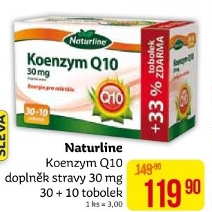 Doplněk stravy Koenzym Q10 Naturline