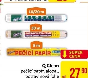 Papír na pečení Q Clean