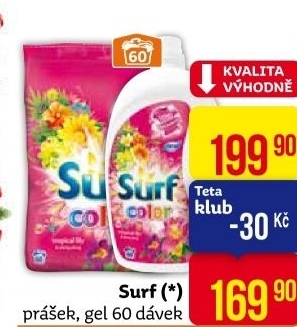 Prací prášek Surf