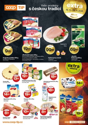 akční leták COOP 16.11.2016-29.11.2016