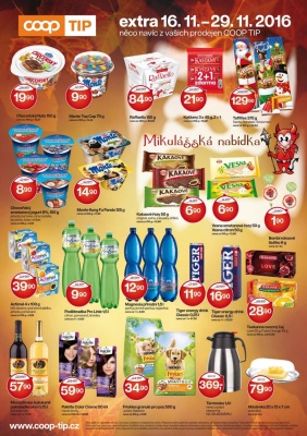 akční leták COOP 16.11.2016-29.11.2016