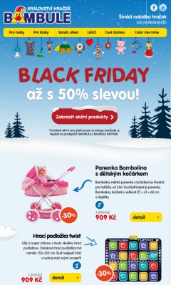 akční leták Bambule 25.11.2016-27.11.2016