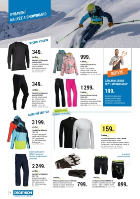akční leták Decathlon 29.11.2016-31.12.2016