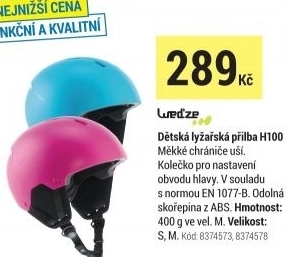 DĚTSKÁ LYŽAŘSKÁ A SNOWBOARDOVÁ PŘILBA