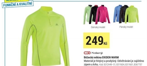 PÁNSKÁ BĚŽECKÁ MIKINA EKIDEN ŽLUTO-ŠEDÁ