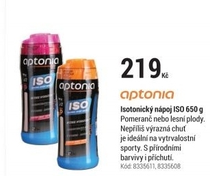 ISOTONICKÝ NÁPOJ ISO LESNÍ PLODY 650 G