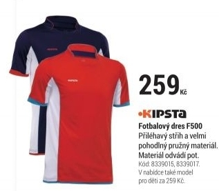 FOTBALOVÝ DRES F500 PRO DOSPĚLÉ MODRÝ
