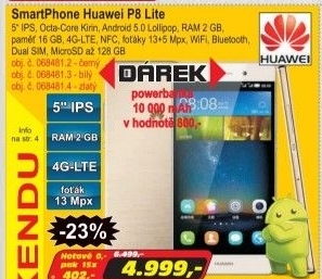 Mobilní telefon Huawei P8 Lite Dual Sim