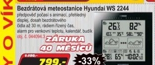 Bezdrátová meteostanice Hyundai WS 2244