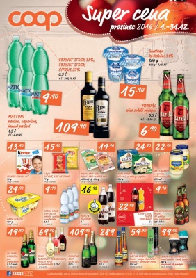 akční leták COOP 30.11.2016-6.12.2016