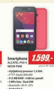 PIXI 4 (4) 4034D Neon Pink