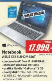 X555LB-DM456T 15,6FHD i7 8G 1TB 2GB