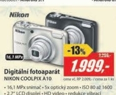 COOLPIX A10 BLACK