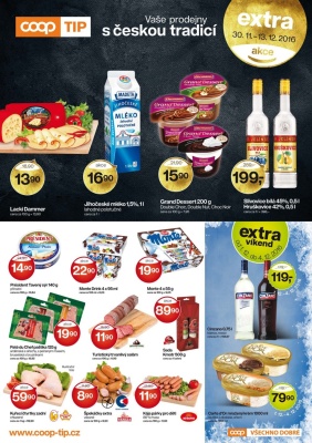 akční leták COOP 30.11.2016-13.12.2016