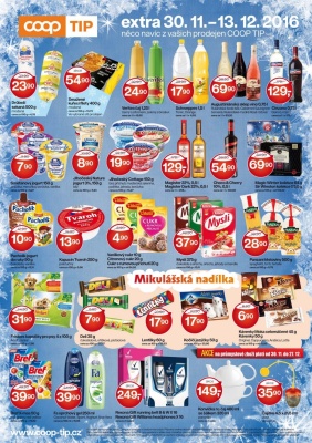 akční leták COOP 30.11.2016-13.12.2016