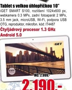 Tablet iGet Smart S100