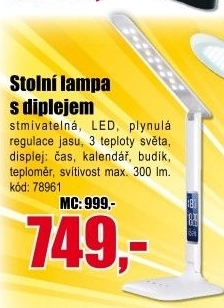 Stmívatelná LED lampička Solight WO43