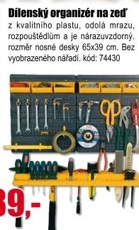 Stěna na nářadí