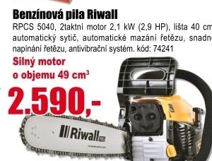 Benzinová pila Riwall RPCS 5040