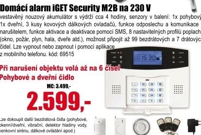 Alarm Security M2B iGET