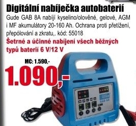 Nabíječka autobaterií Güde
