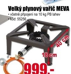 Plynový vařič Meva Mega Zeus