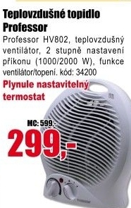 Teplovzdušné topidlo Professor HV802