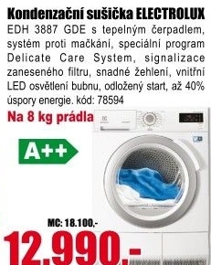 Sušička Electrolux EDH 3887 GDE