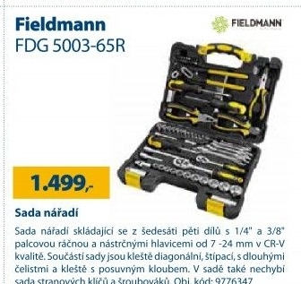 Sada nářadí Fieldmann FDG 5003-65R