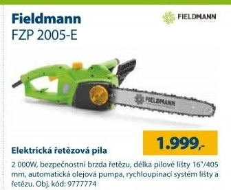 Elektrická řetězová pila Fieldmann FZO 2005-E