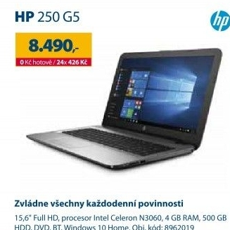 Notebook HP 250 G5