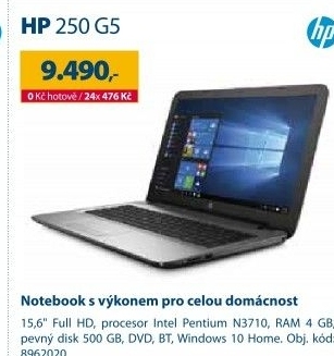 Notebook HP 250 G5